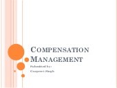 Compensation management