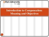 Introduction to compensation meanin...